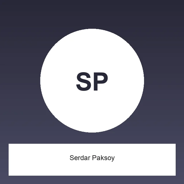 Serdar Paksoy