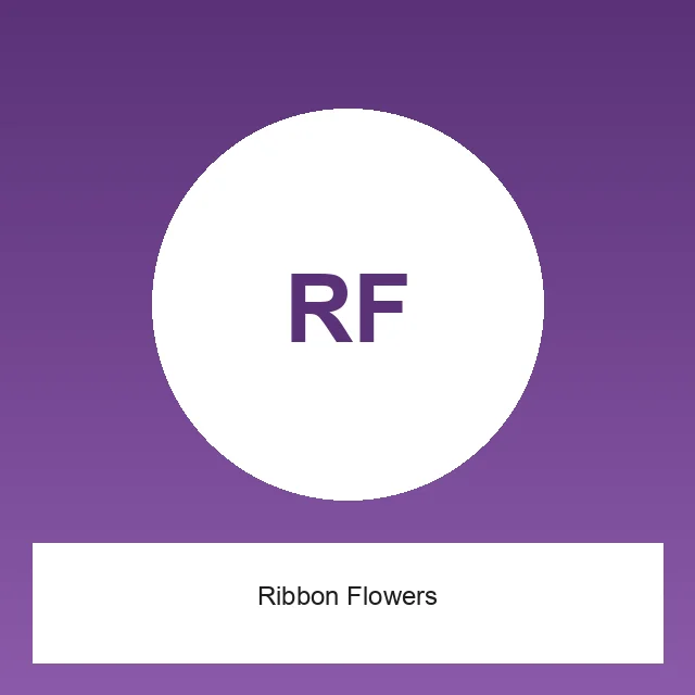Ribbon Flowers