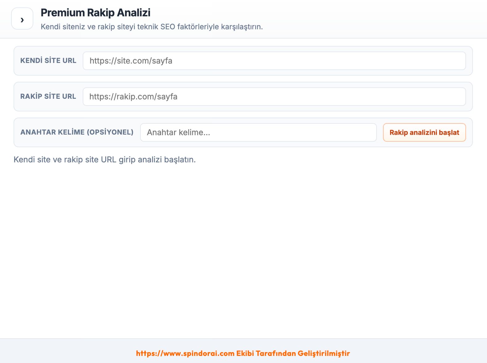 Rakip analizi
