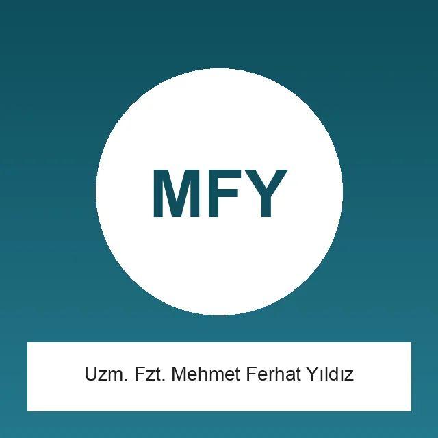 Uzm. Fzt. Mehmet Ferhat Yıldız