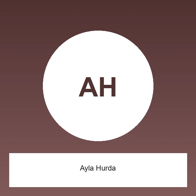 Ayla Hurda