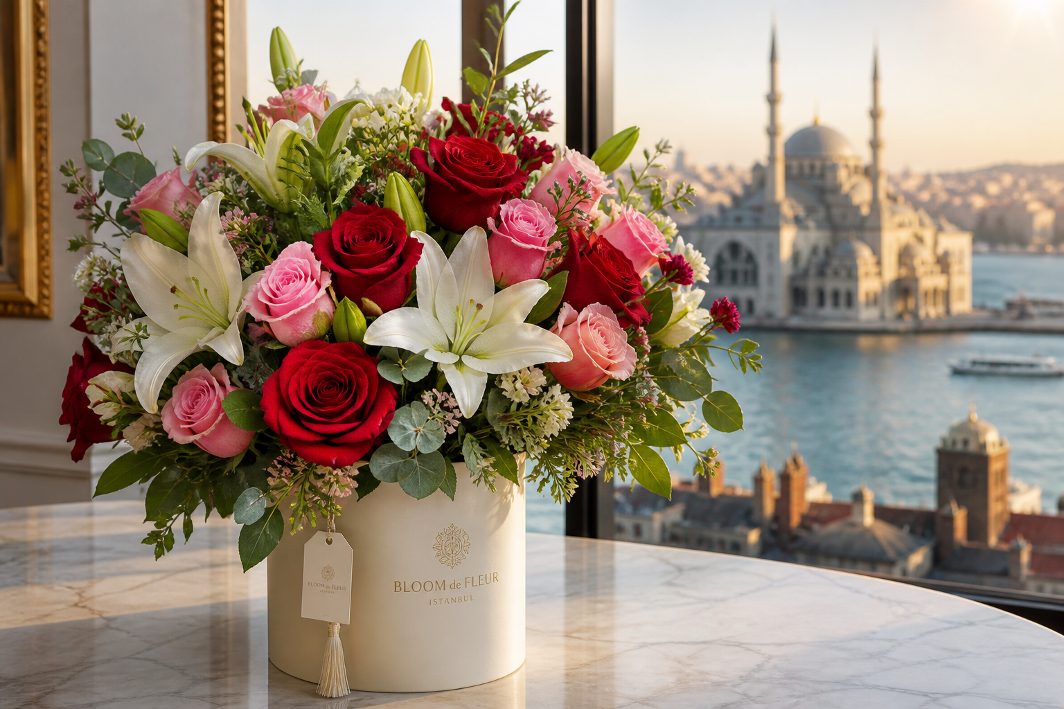 İstanbul çiçekçi buket tasarımı