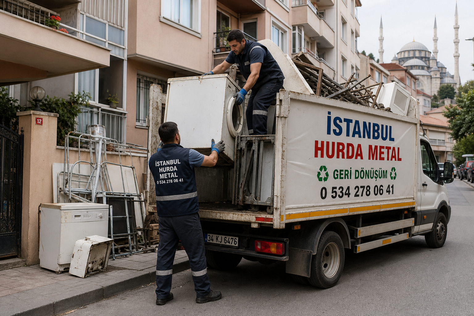 Adresten hurda toplama hizmeti